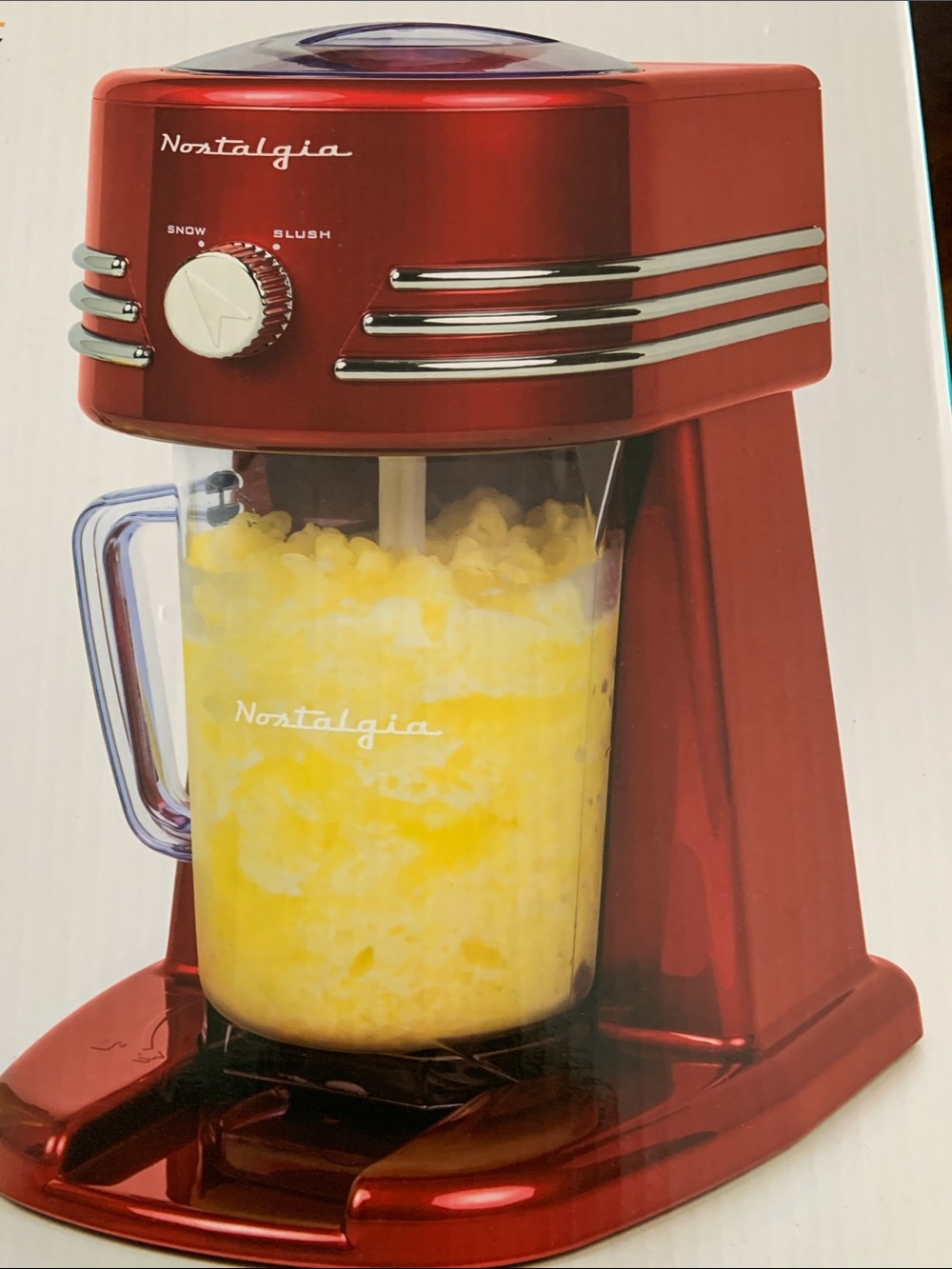 Nostalgia Retro Frozen Beverage Station Red Frozen Beverage Station NWT